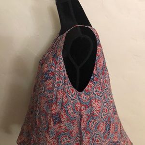 Tops - Red, White & Blue Halter Top, M Tops - Red, White & Blue Halter Top, M